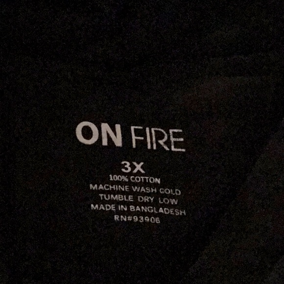 ON FIRE” TOP with afro flair 3X fits 1X🌻💕 - Picture 4 of 4